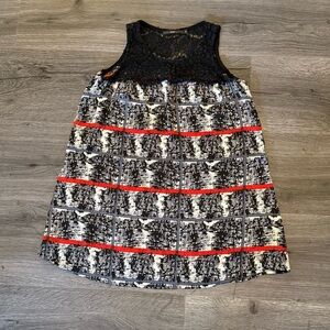 💙Hazel Stylish Chic Black and Red blouse Comfort Summer Boho Revival Everyday